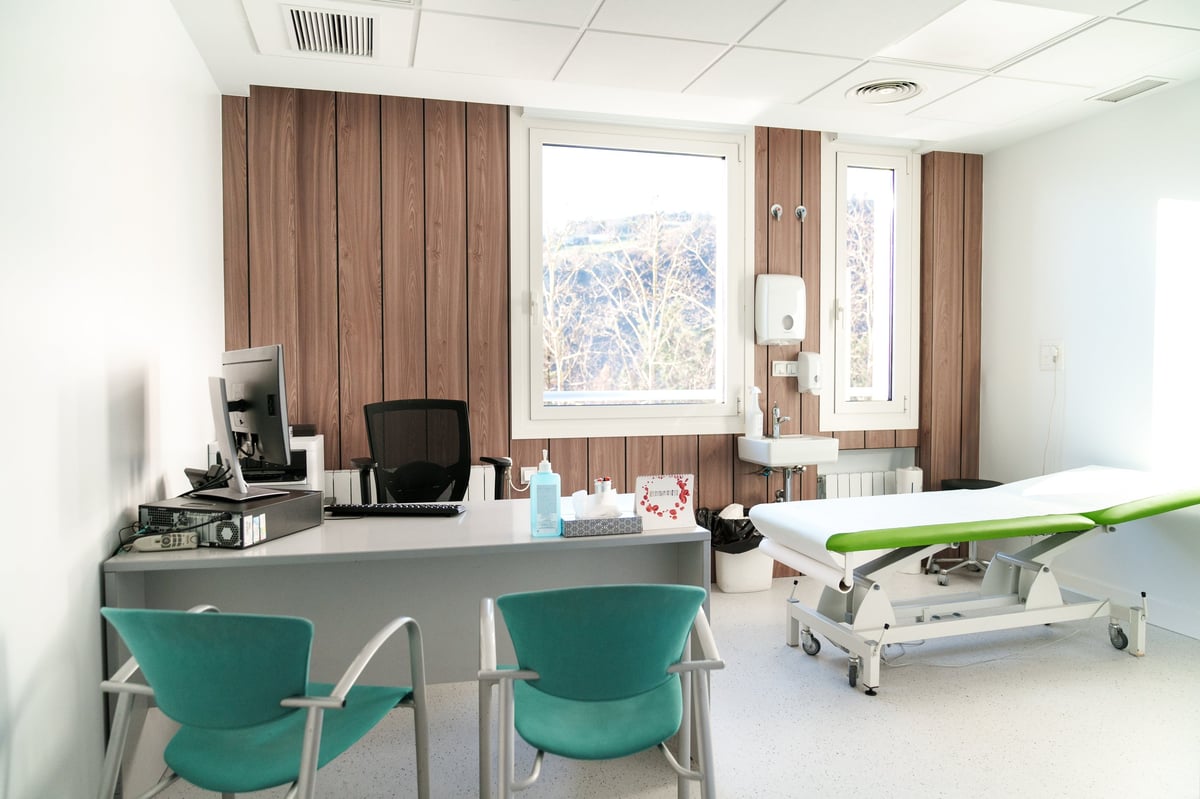 Clean clinic interior